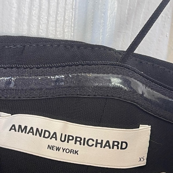 Amanda Uprichard Cherri Maxi Gown Strapless Side Slit Black Size XS NWOT - Picture 8 of 8